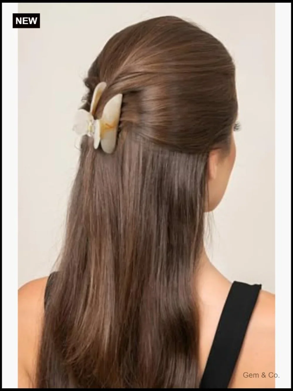 Initial Cute Hair Clips Claw Clip for Women Gift